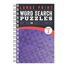 Product Image for Large Print Word Search Puzzles - Set of 2